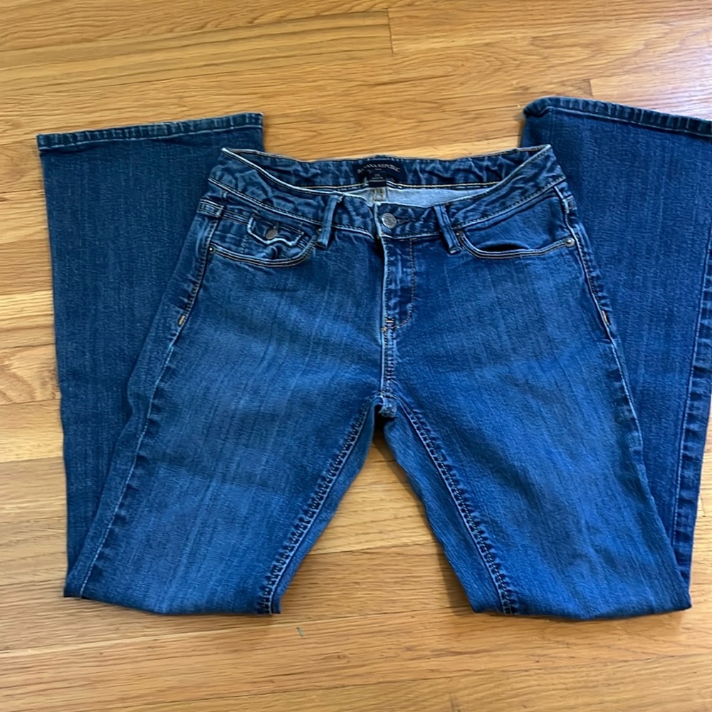 5 pocket banana republic denim jeans